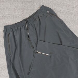Nike Women's XL Running Pants Black Dri-Fit Lightweight Ankle Zip Wide Leg